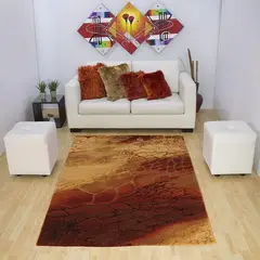 MITAPETE COM - Tapete Decoratico moderno 120 X 170cms Terracota