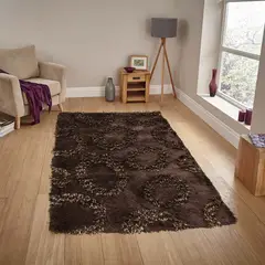 MITAPETE COM - Tapete Decorativo Moderno 133 X 190 cms Café