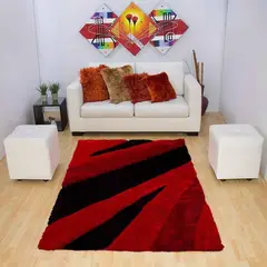 MITAPETE COM - Tapete Alfombra 3D 80 X 150cms Rojo