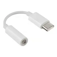GENERICO - Cable Adaptador Convertidor Tipo C Auxiliar 3.5 Audifonos