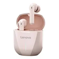 Lenovo - Audífonos Gamer inalámbricos XG01 rosa con luz LED