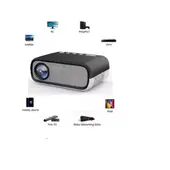 GENERICO - Mini Proyector Video Beam Cilindro 800 Lumens Multimedia Hd
