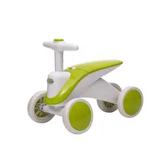 KIDSHOP - Carrito Impulso De Bebe Luces Y Sonido Verde-Blanco 6030
