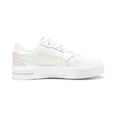 PUMA - Tenis Cali Court LTH WNS Mujer Blanco Casual Elegante