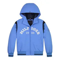 TOMMY HILFIGER - Chaqueta Niño Azul Bomber 1985 Con Monotipo Hilfiger