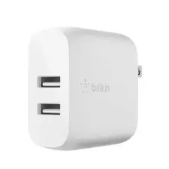 BELKIN - Cargador de Pared Dual 24W 12W USB12W USB