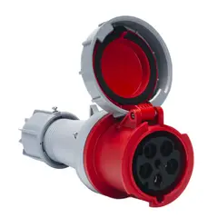 VCP - Toma Aerea 440V 3P+N+T IP67 Roja 63A TAR63/2355-6