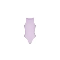 MOLGOA - Body para Mujer Rojo Cuello Redondo Manga Sisa - Simona Lila