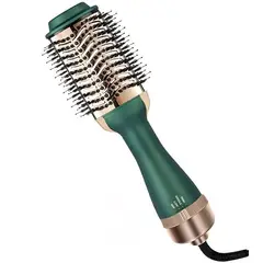 GENERICO - Cepillo Secador Alisador Aguacate Hot Air Brush 4 En 1 110v