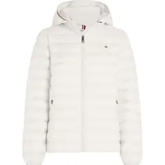 TOMMY HILFIGER - Chaqueta blanca acolchada ligera Global Stripe