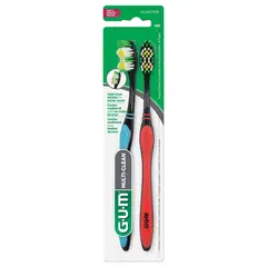 GUM - Cepillo Dental Multi-Clean X 2 Und
