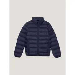 TOMMY HILFIGER - Chaqueta Niño Azul Acolchada Essential Ligera