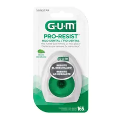 GUM - Hilo Dental Pro-Resist Sabor Menta X 165mts