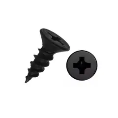 GENERICO - Caja Tornillos Cabeza Plana 8 x 1/2 Und 100 Marca Cato Negro