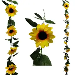 MAZUGI - Enredadera Girasol 1 Paquete 200cm Mata Flores Rosas
