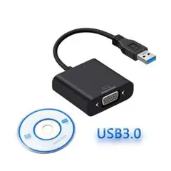 GENERICO - Cable Adaptador Convertidor Usb 3.0 A Vga Soporta Usb 2.0