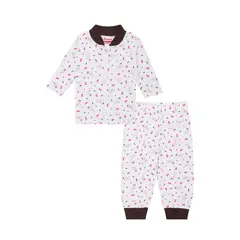 SANTANA - Pijama Bebé Niña Merlot