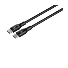 KALLEY - Cable USB-C a USB-C de 2,0 Metros Negro