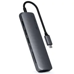 undefined - Satechi Adaptador USB-C Slim Multipuerto con Ethernet
