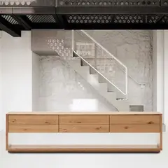 22 GRADOS DECORACION - Mesa para Tv Nicefore en Roble Natural