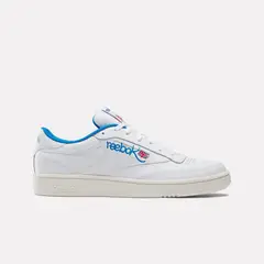 REEBOK - Tenis Hombre Club C 85 - Blanc0-Azul