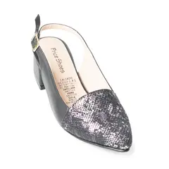 PRICE SHOES - Tacon Bajo Para Mujeres 542684NEGRO