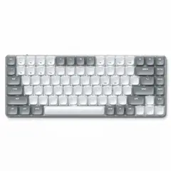 SATECHI - Teclado Mecánico Retroiluminado Bluetooth SM1 Slim Blanco