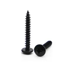 GENERICO - Tornillo Cabeza Redonda 8 x 1.1/2 Und 100 Marca Cato Negro