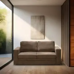 ELITE LIVING - SOFA CUSCO 2P MICROFIBRA TAUPE