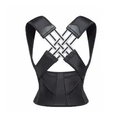 GENERICO - Faja Corrector De Postura Ajustable Unisex - S
