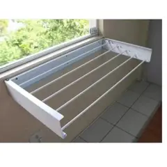 GENERICO - Tendedero De Ropa Plegable Para Espacios Reducidos Blanco