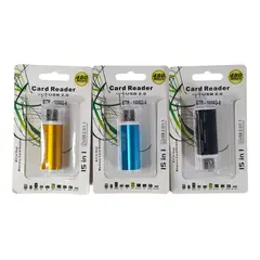 GENERICO - Lector De Meorias Usb 2.0 Sd Tf Misd M2 Ms Mmc Mricommc