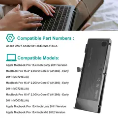 GENERICO - Batería A1286 Apple Macbook Pro 15 (2011 -2012) A1382