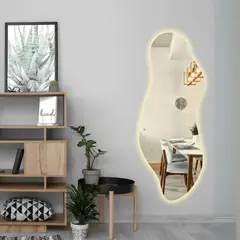 ALIK DISEÑO - Espejo Irregular Cuerpo Entero Con Luz Cálida Táctil 60x150 Cm