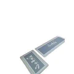 MITAPETE COM - TAPETE PARA COCINA ABSORBENTE AZUL CALRO