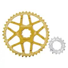 MSC - Corona Delantera Para Bicicleta 42 Dientes Amarillo