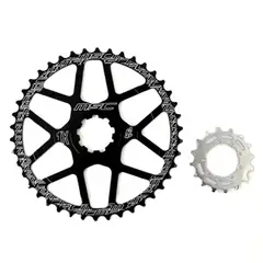 MSC - Corona Delantera Para Bicicleta 42 Dientes Negro