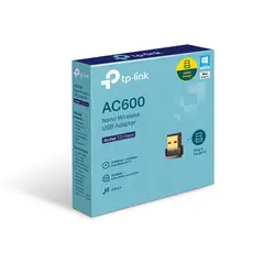 TP LINK - Tarjeta De Red Inalámbrico T2u Nano Ac600 De 2,4 Ghz Y 5 Ghz