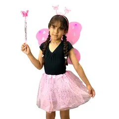 COMPRALOENCASA COM - Disfraz Mariposa Alas Tutú Diadema Varita Halloween OF-685