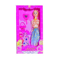 DAYOSHOP - Muñeca Vestidos Espejo Bolso Moda Fashion Juguete Niña