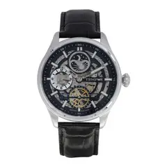 TEMPUS - Reloj Automatico Para Hombre Marca Color plata Negro 1037G-01