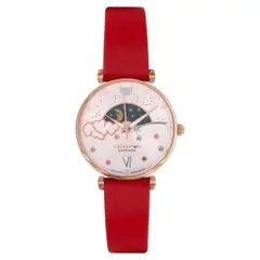 TEMPUS - Reloj Para Mujer Marca Color Rojo /bicel dorado 1064-04