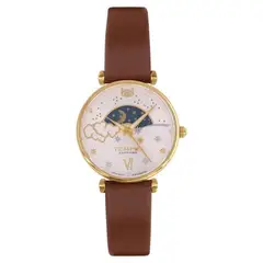 TEMPUS - Reloj Para Mujer Marca Color Cafe /bicel dorado 1064-03