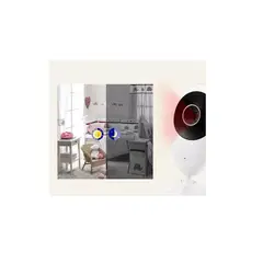 GENERICO - Monitor Camara Bebe Inalambrica Vigilancia Vision Nocturna Color Blanco
