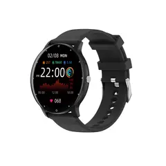 GENERICO - Smartwatch Genérica Zl02CPRO Caja Blanca Malla Negro De Silicona