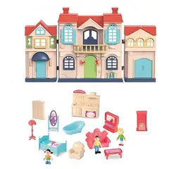 GENERICO - Casa Castillo Para Muñecas Muebles Accesorios Personajes