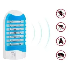 GENERICO - Lampara Mata Mosquitos Luz Uv Repelente Plagas Hogar Enchufe