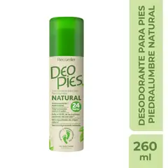 DEO PIES - Desodorante Piedralumbre Natural X 260ml