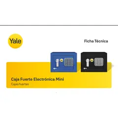 YALE - CAJA FUERTE ELECTRONICA MINI 0035104