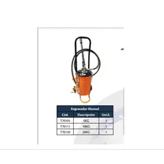 KANGUROO - ENGRASADOR MANUAL 10KG KANGAROO T70111